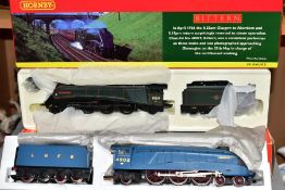 TWO BOXED HORNBY RAILWAYS OO GAUGE CLASS A4 LOCOMOTIVES, 'Seagull' No.4902, L.N.E.R. blue livery (