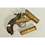 A 1'' WEBLEY & SCOTT MK II FLARE/SIGNAL PISTOL, made in 1918 and bearing military proof marks, it