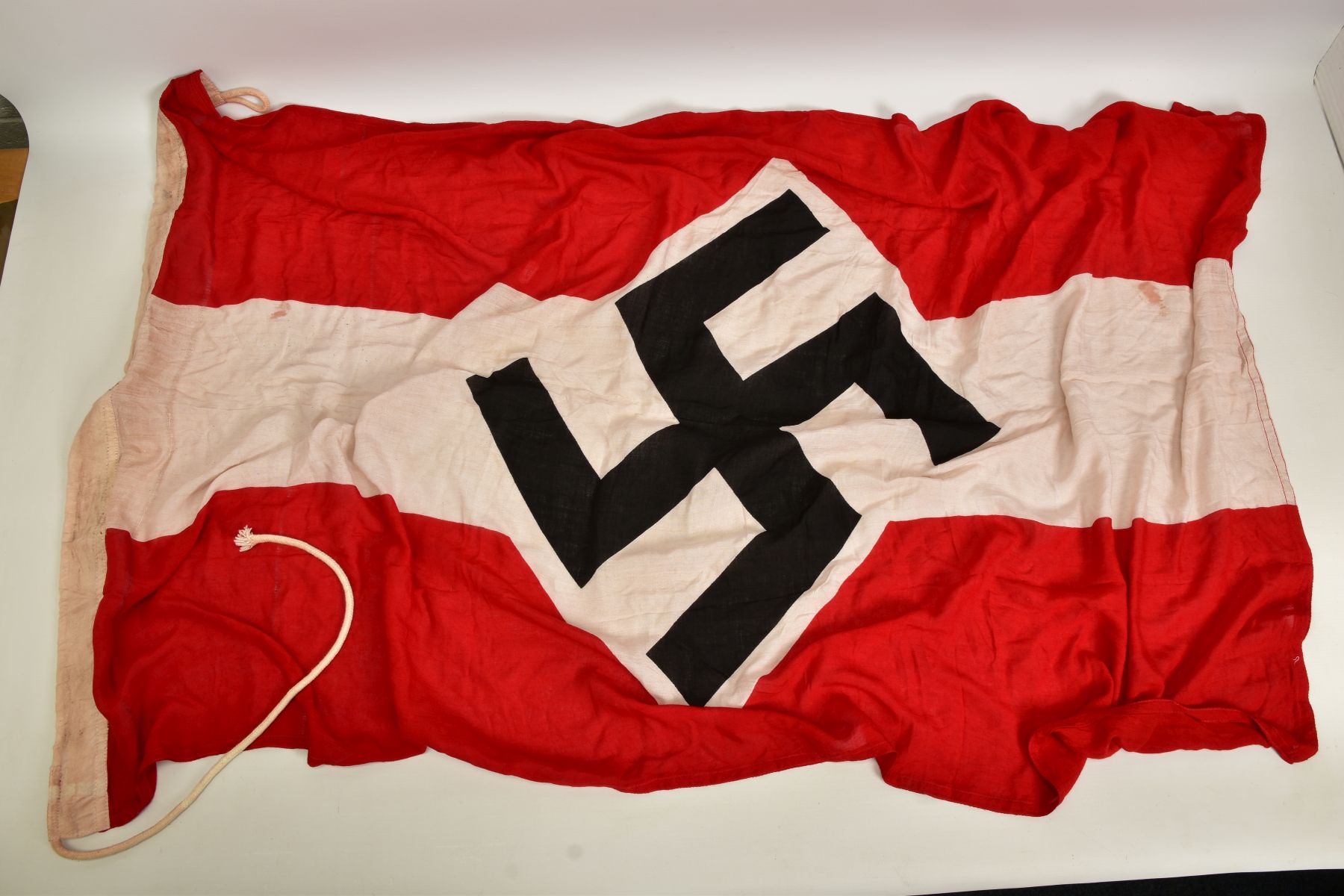 A 1943 DATED GERMAN 3RD REICH HITLER JUGEND (Hitler Youth) FLAG, size is approximately 180cm x