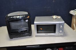 A WHIRLPOOL MAX 25 ABG MICROWAVE (no dish) and a Sanyo microwave (both PAT pass and working) (2)