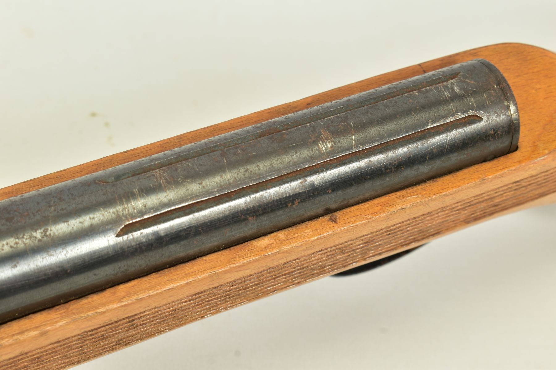 A .22'' HINGED ACTION HUNGARIAN AIR RIFLE serial number 59651 which bears no maker's name, it is - Image 5 of 12