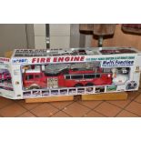A HOBBY ENGINE FIRE ENGINE, 1:18 scale radio control, shoots water and sounds a siren, boxed with