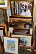 PAINTINGS AND PRINTS ETC, to include a portrait of Princess Diana, signed J. Stanton, oil on canvas,