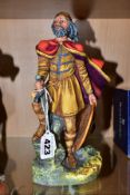 A ROYAL DOULTON FIGURE, Alfred The Great HN3821, height 24.5cm (Condition:- no obvious damage)