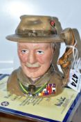 A ROYAL DOULTON LIMITED EDITION LORD BADEN-POWELL CHARACTER JUG D71444, specially commissioned by