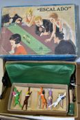 CHAD VALLEY ESCALADO HORSE RACING GAME (1940?), good condition for age apart from one horse (