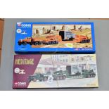 TWO BOXED CORGI CLASSICS DIAMOND T HEAVY HAULAGE SETS, U.S. Road Transport Series, Allied Diamond