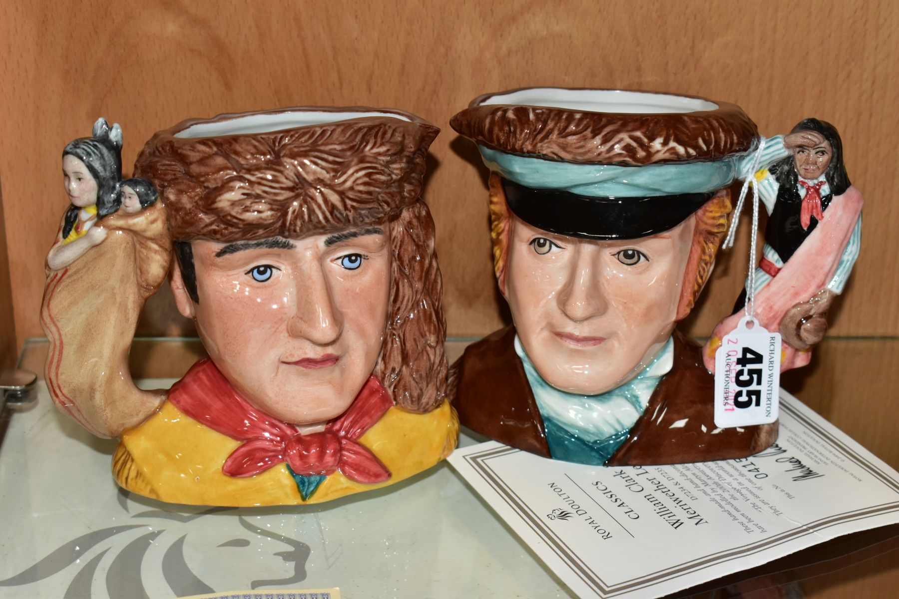 A PAIR OF ROYAL DOULTON CLASSICS LIMITED EDITION CHARACTER JUGS, to commemorate the 200th