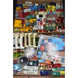 A QUANTITY OF UNBOXED AND ASSORTED PLAYWORN DIECAST VEHICLES, to include a collection of Corgi and