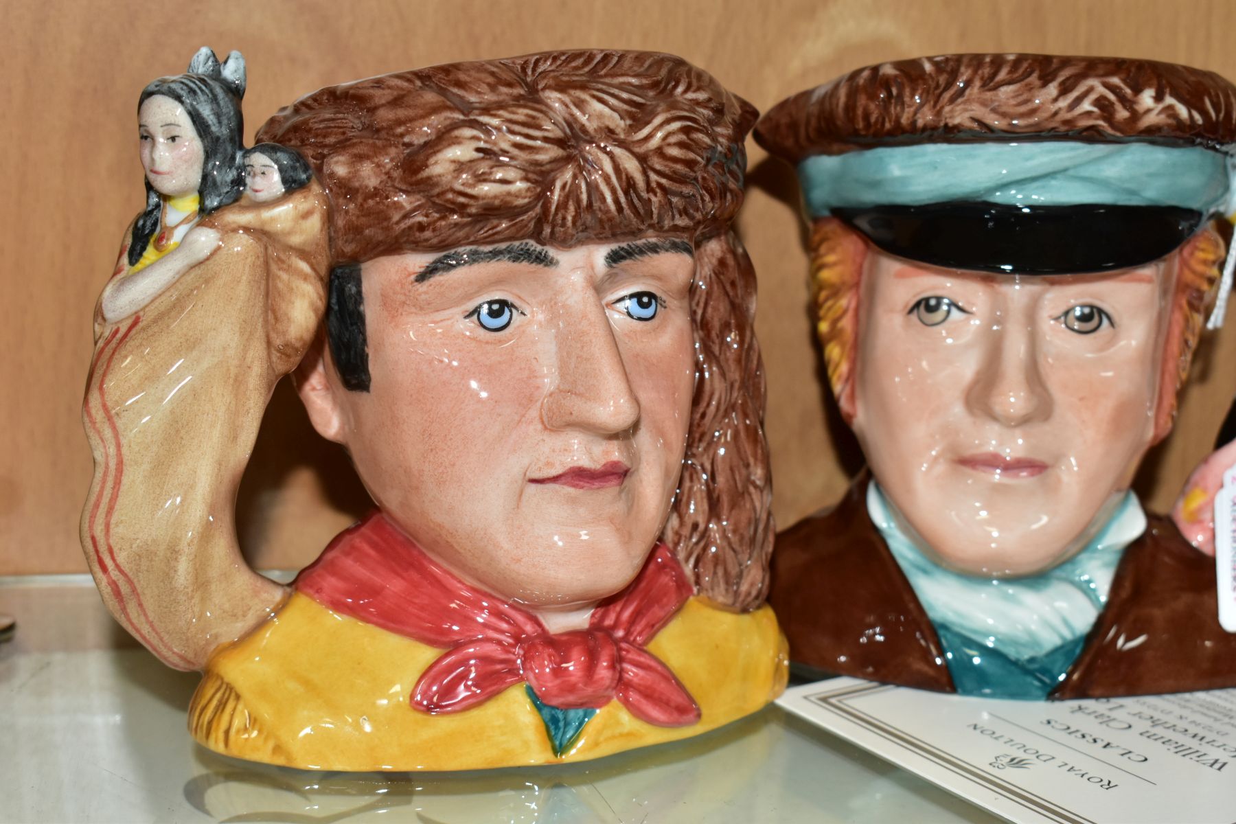 A PAIR OF ROYAL DOULTON CLASSICS LIMITED EDITION CHARACTER JUGS, to commemorate the 200th - Image 2 of 4