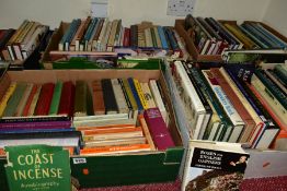 NINE BOXES OF BOOKS, approximately one hundred and seventy titles to include biographies, classic