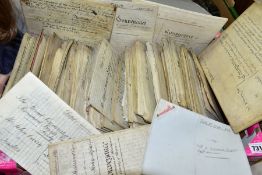 INDENTURES, approx. 150 Documents to include Conveyances, Mortgages, Leases, Abstract of Titles,