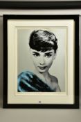 NUALA MULLIGAN (BRITISH CONTEMPORARY) 'BEAUTY QUEEN', limited edition print of Audrey Hepburn,