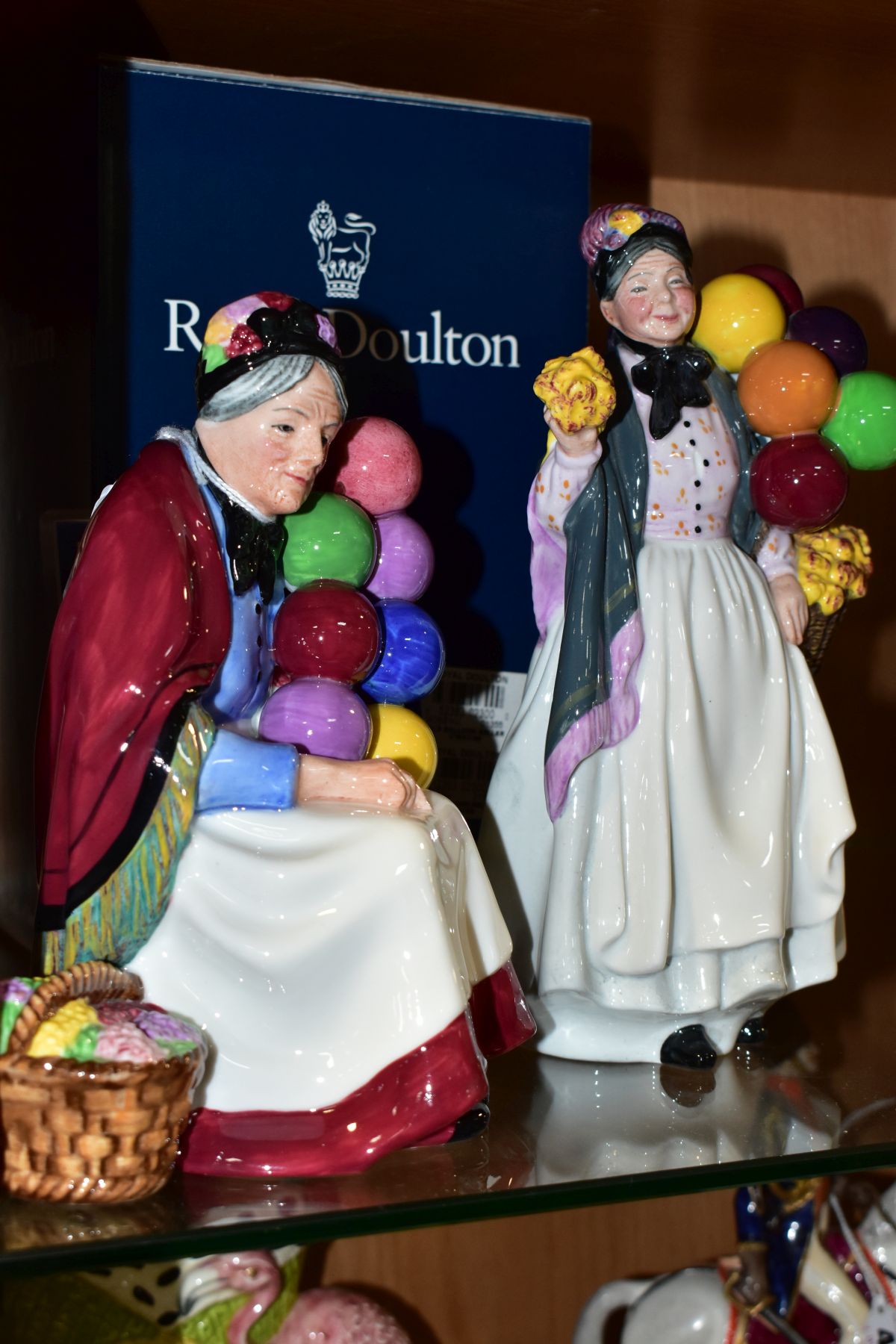 TWO ROYAL DOULTON FIGURES, comprising boxed The Old Balloon Seller HN3737, new colourway, Michael - Image 4 of 6