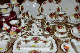 APPROXIMATELY SIXTY PIECES OF ROYAL ALBERT 'OLD COUNTRY ROSES' TEA AND GIFTWARES, to include