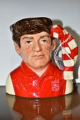 A ROYAL DOULTON 'ARSENAL' FOOTBALL SUPPORTERS CHARACTER JUG D6927, printed marks, height 13cm (