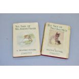 BEATRIX POTTER, two unusual editions, The Tale of Mr. Jeremy Fisher & The Tale of Two Bad Mice