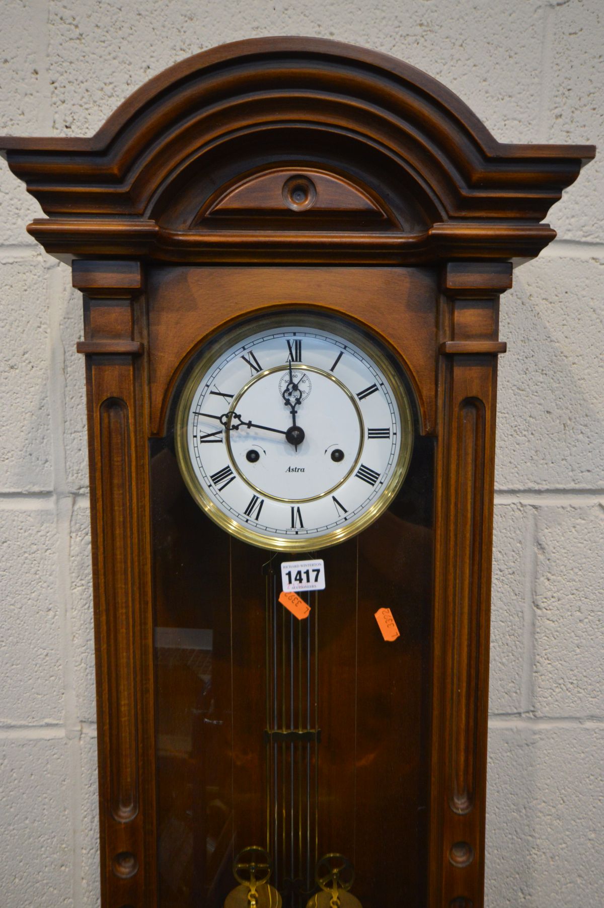A MODERN VIENNA WALL CLOCK, with roman numerals, seconds dial and signed Astra, made in Germany, - Image 2 of 3