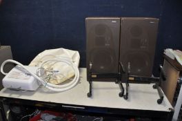 A PAIR OF VINTAGE GOODMANS RB35 HI FI SPEAKERS (tested and working but foam speaker surround