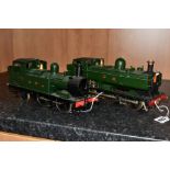 A TOWER MODELS GAUGE 1 G.W.R. CLASS 14XX TANK LOCOMOTIVE, No. 1453, G.W.R. Green livery, damage to