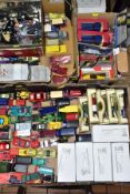 A QUANTITY OF BOXED AND UNBOXED ASSORTED DIECAST AND PLASTIC VEHICLES, to include a distressed