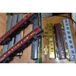 A QUANTITY OF UNBOXED AND ASSORTED 0 GAUGE COACHING STOCK, to include Lima B.R. MK1 coaches in