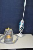 A VAX STEAM FRESH COMBI CLASSIC FLOOR STEAMER and a Dyson DC02 Vacuum Cleaner (no tubes or floor