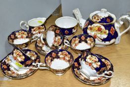 ROYAL ALBERT 'HEIRLOOM' TEAWARES, comprising teapot, milk jug, sugar bowl, six teacups and six