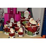 SEVEN ROYAL ALBERT 'CHRISTMAS GIFTS' CERAMIC ITEMS comprising boxed salt and pepper pots, boxed