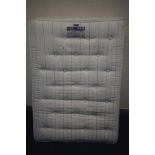 A SLEEPEEZEE MADISON 4FT6 DIVAN BED AND MATTRESS,