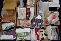 TWO BOXES CONTAINING SEVENTEEN PAIRS OF LADIES SHOES, brands include Hotter, BPC, The Shoe Tailor,