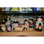 A GROUP OF ROYAL DOULTON, BESWICK AND OTHER CERAMICS, including a Royal Doulton Long John Silver