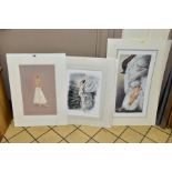 KAY BOYCE (BRITISH CONTEMPORARY) two signed limited edition prints 'Angelina 1' with certificate and