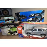 A QUANTITY OF ASSORTED BOXED MODERN TOYS, NEWTON, plastic radio control BMW X5 car, 1/12 scale,