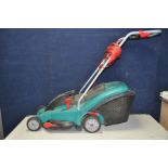 A BOSCH ROTAK 40GC ELECTRIC LAWN MOWER (PAT pass and working)