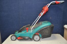 A BOSCH ROTAK 40GC ELECTRIC LAWN MOWER (PAT pass and working)