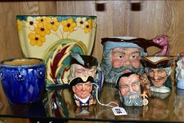 A COLLECTION OF ROYAL DOULTON AND OTHER CERAMICS, including a T. F & S Ltd Phoenix 'Sunglo'