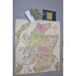 MAPS, two 19th Century maps of Scotland, Oliver & Boyd's Travelling Map of Scotland, published in