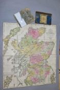 MAPS, two 19th Century maps of Scotland, Oliver & Boyd's Travelling Map of Scotland, published in