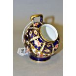 A ROYAL CROWN DERBY MINIATURE COAL SCUTTLE IN PATTERN NUMBER 2451, date cypher for 1927, printed and