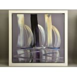DUNCAN MACGREGOR DMAC (BRITISH CONTEMPORARY) 'STILL WATERS' a signed limited edition print of yachts