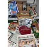 FOOTBALL EPHEMERA, a very large collection of football programmes (several hundred) mainly featuring