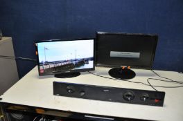 TWO SAMSUNG 22in TVs with one remote and a Bush Soundbar (all PAT pass and working)