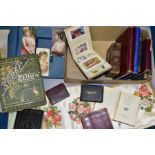 VICTORIAN / EARLY 20TH CENTURY EPHEMERA, a collection of Scrapbooks to include one albums of