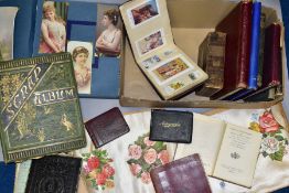 VICTORIAN / EARLY 20TH CENTURY EPHEMERA, a collection of Scrapbooks to include one albums of