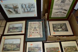 ASSORTED PRINTS etc to include Henry Alken hunting and shooting prints, Francis Grant print '