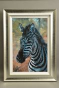 ROLF HARRIS (AUSTRALIAN 1930) 'YOUNG ZEBRA' a signed limited edition print 44/75 with certificate,