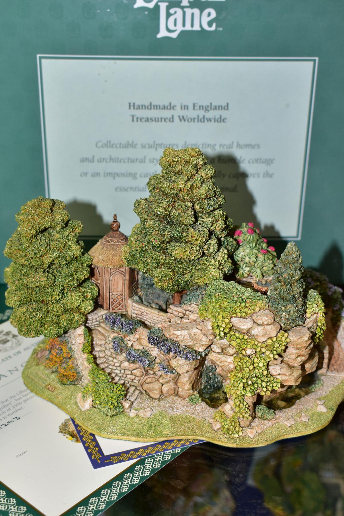 A BOXED LIMITED EDITION LILLIPUT LANE SCULPTURE, Tranquillity 813, No 1293/2500, with deeds, - Image 3 of 4