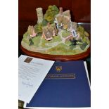 A BOXED LIMITED EDITION LILLIPUT LANE SCULPTURE, Saxham St Edmunds No 1300/4500, with certificate