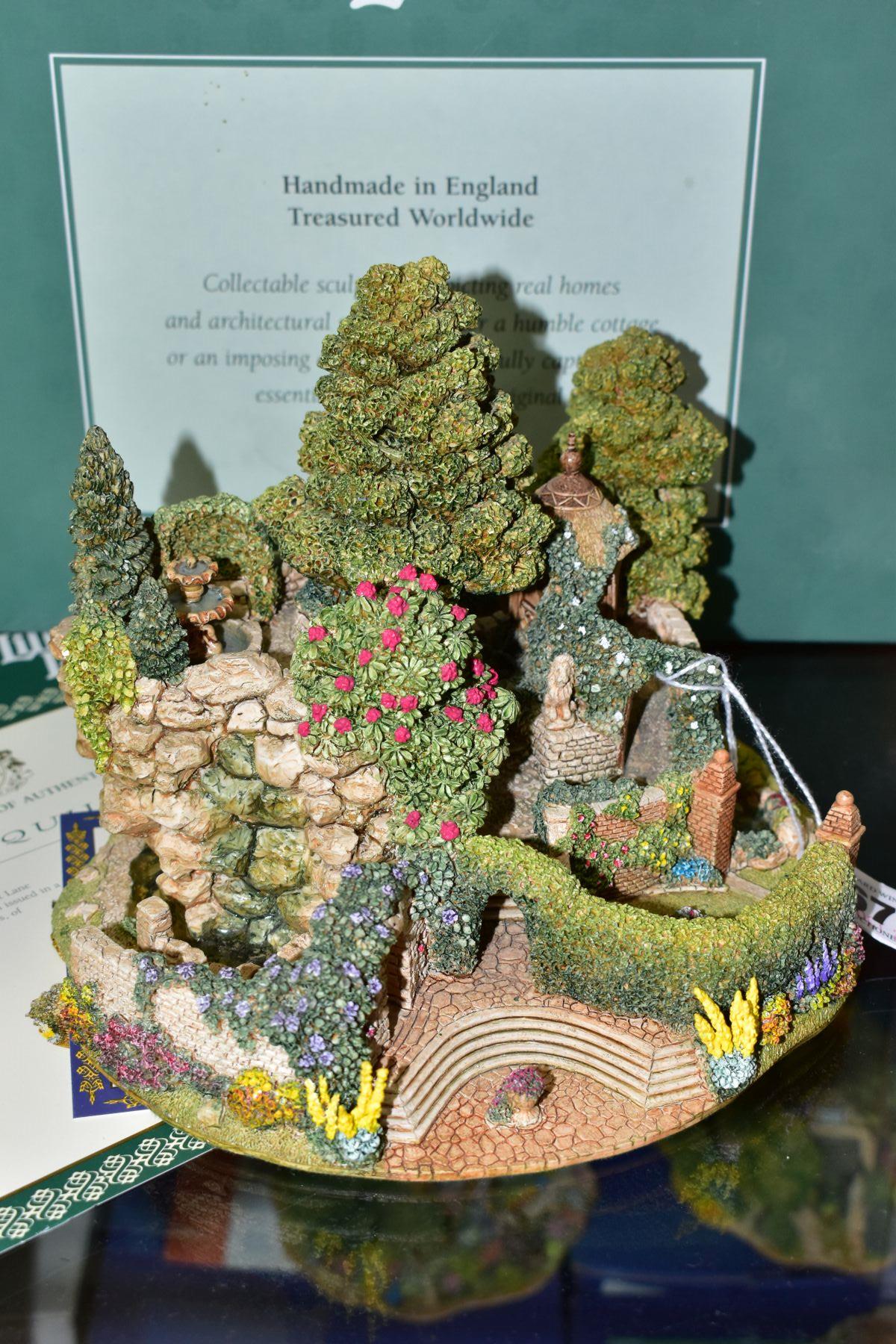 A BOXED LIMITED EDITION LILLIPUT LANE SCULPTURE, Tranquillity 813, No 1293/2500, with deeds, - Image 2 of 4